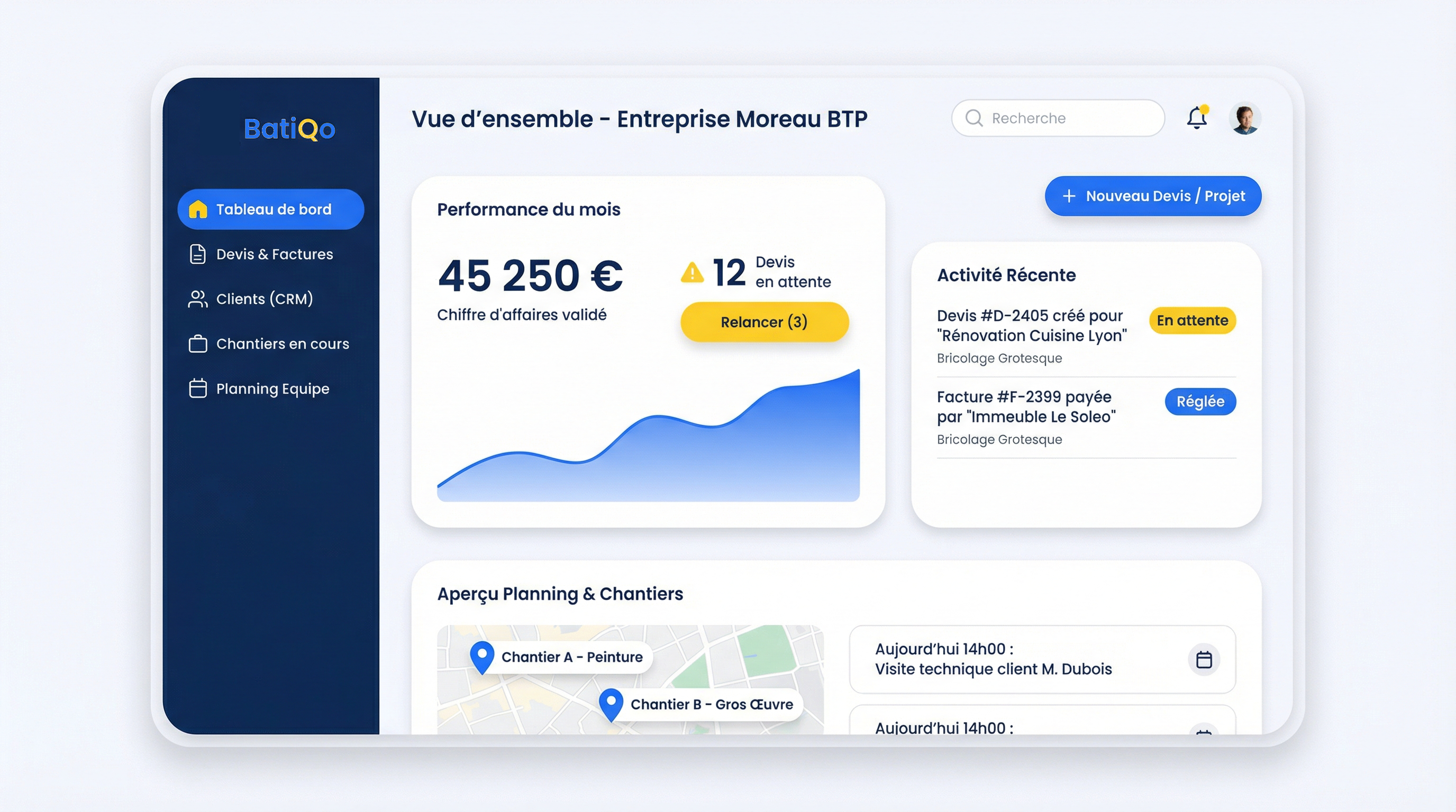 BatiQo Mockup